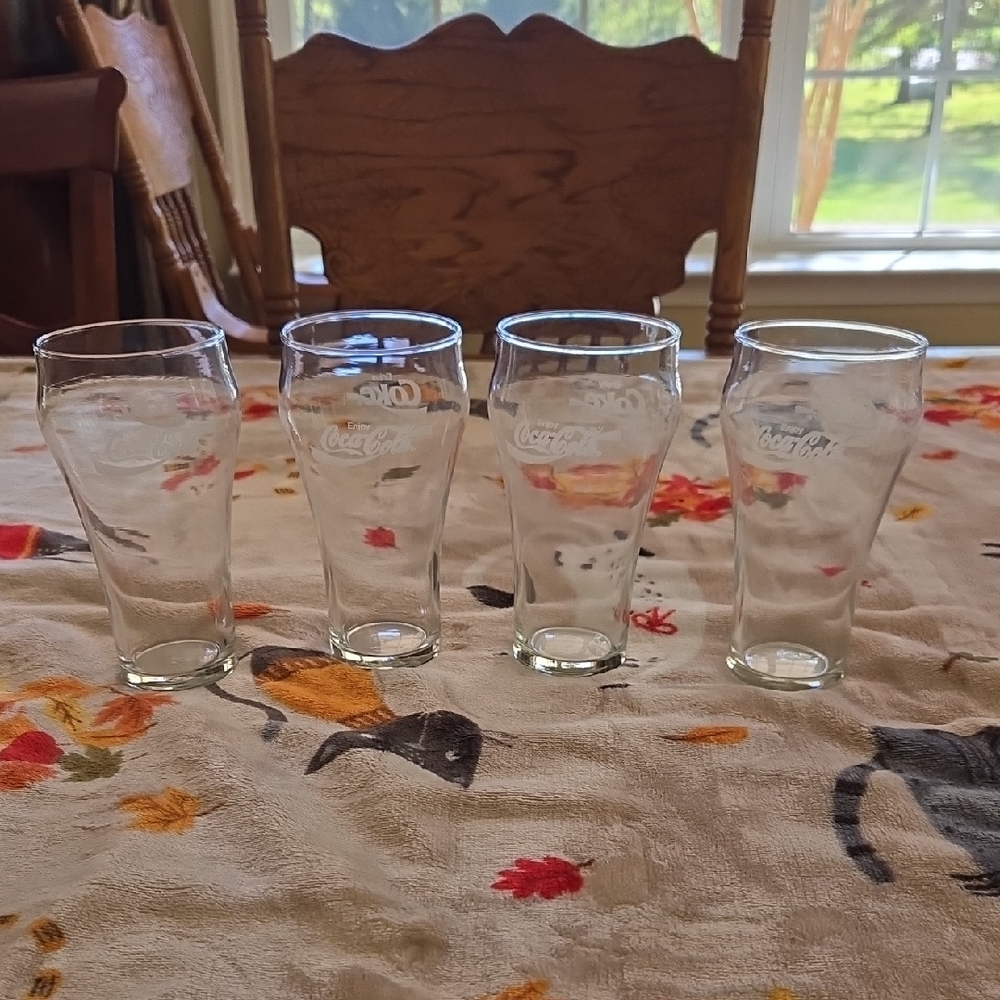 Coca Cola Transparent Glass Set